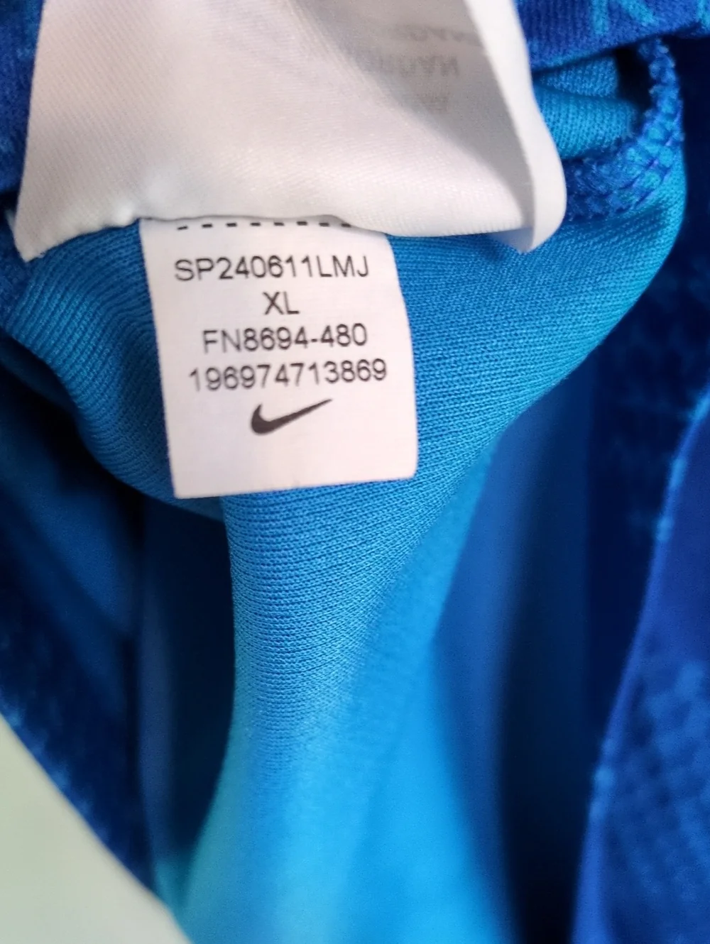 Nike Dri-FIT Blue All-Over 
